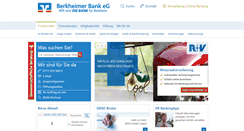 Desktop Screenshot of berkheimer-bank.de