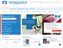 Tablet Screenshot of berkheimer-bank.de